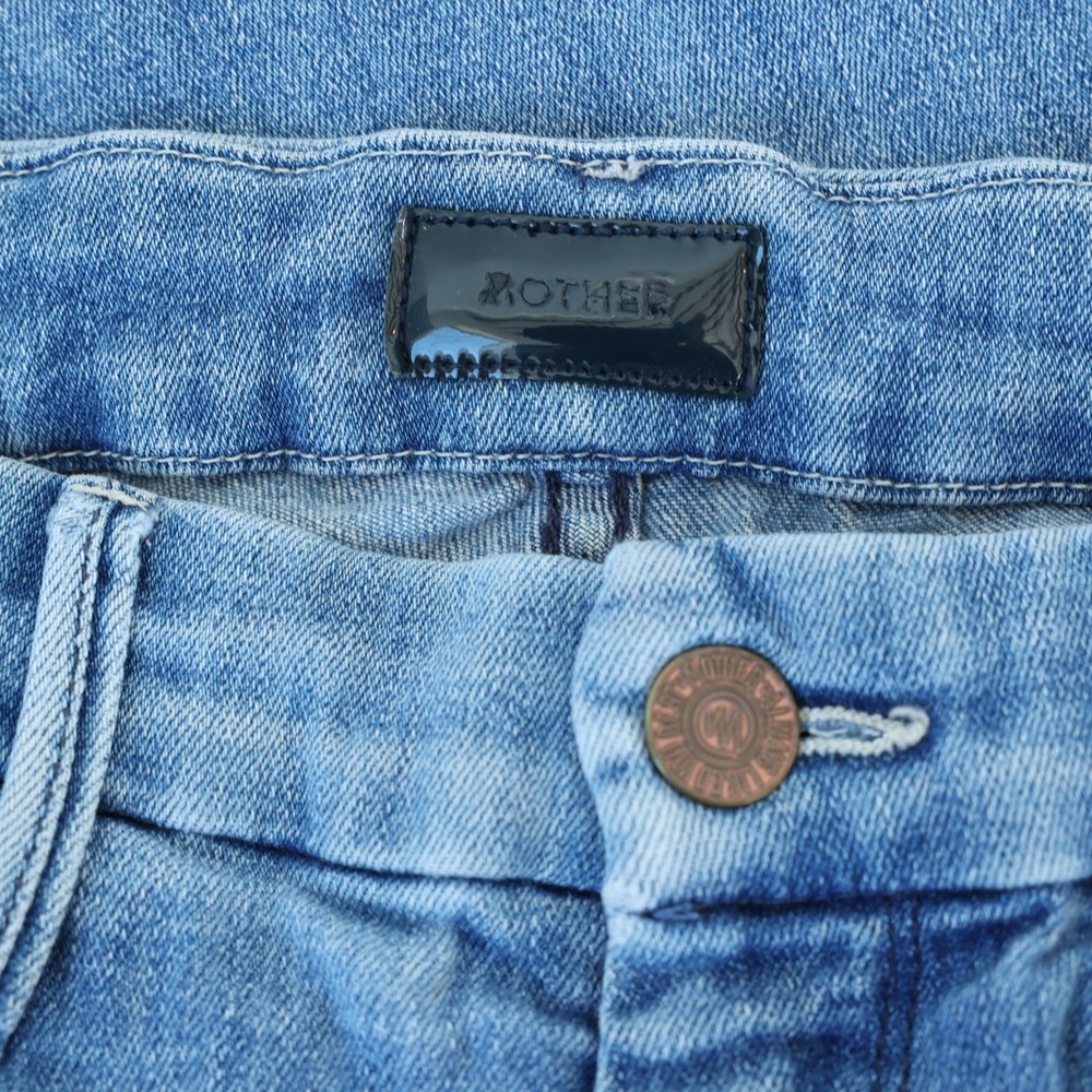 Mother The Looker Jeans Women's 27 Where There Is Smoke Ankle Step Fray‎ Skinny - Picture 3 of 16